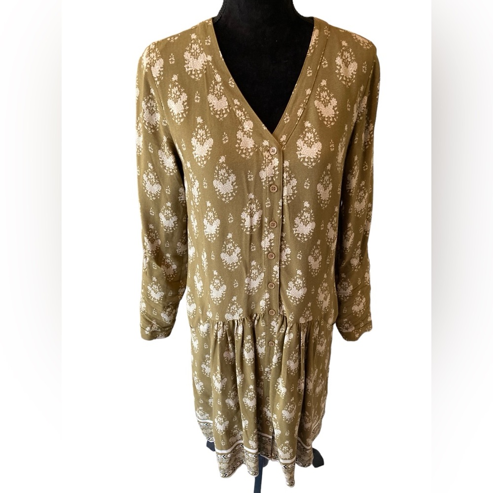 Garnet Hill Long Sleeve Dress